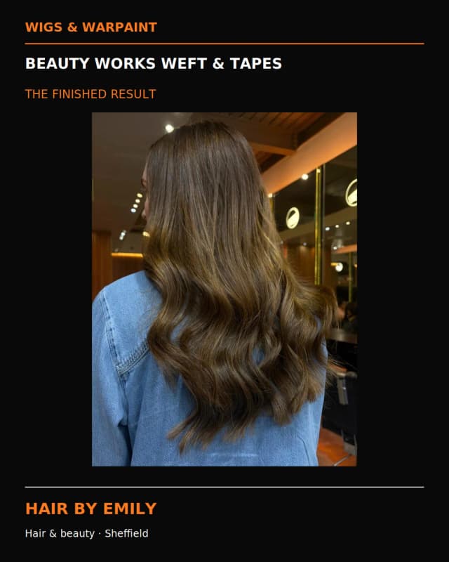 Hair and beauty results at Wigs & Warpaint Sheffield