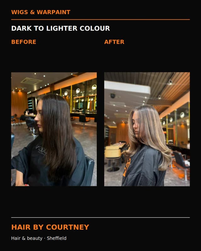 Hair and beauty results at Wigs & Warpaint Sheffield