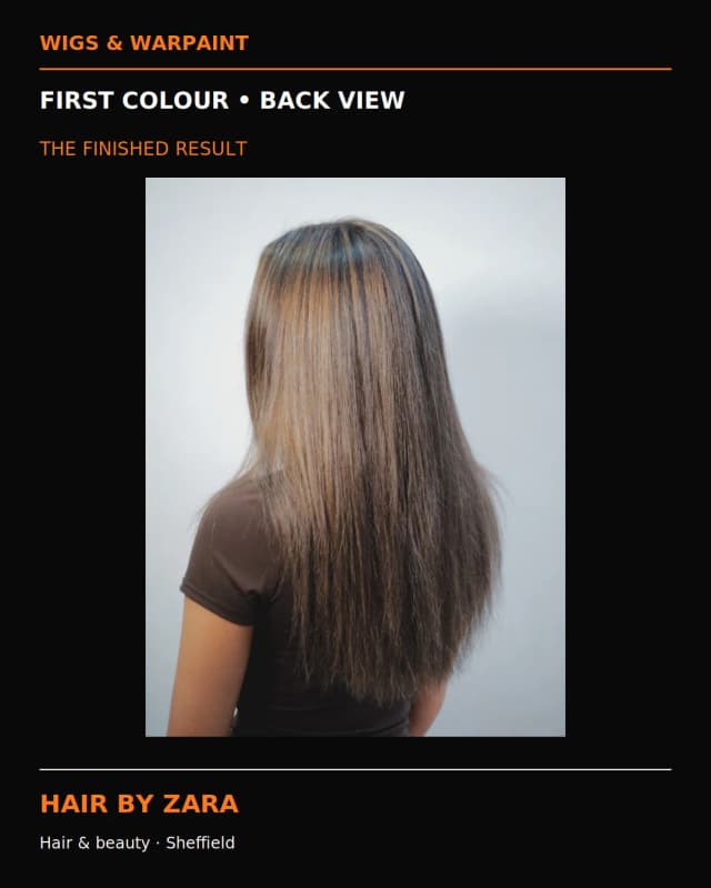 Hair and beauty results at Wigs & Warpaint Sheffield