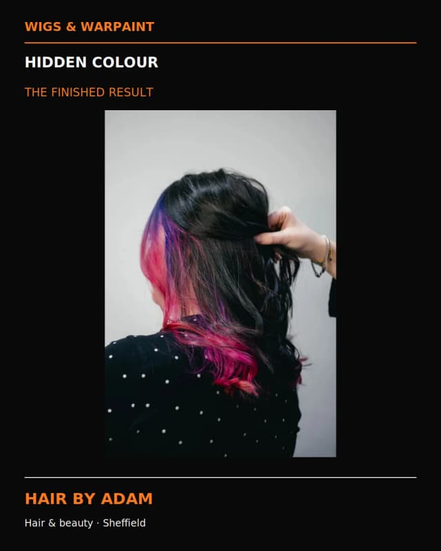 Hair and beauty results at Wigs & Warpaint Sheffield