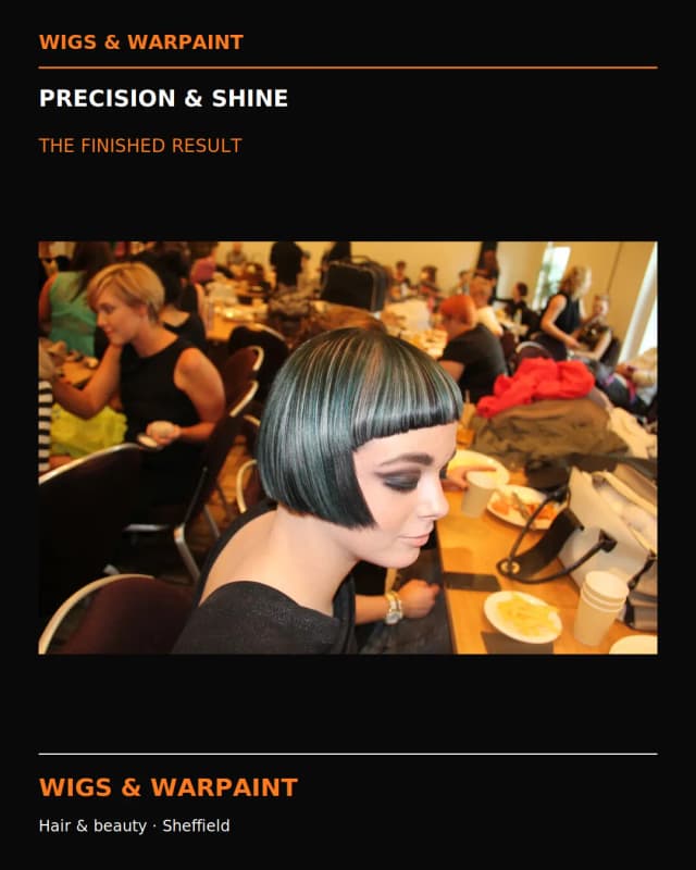 Hair and beauty results at Wigs & Warpaint Sheffield