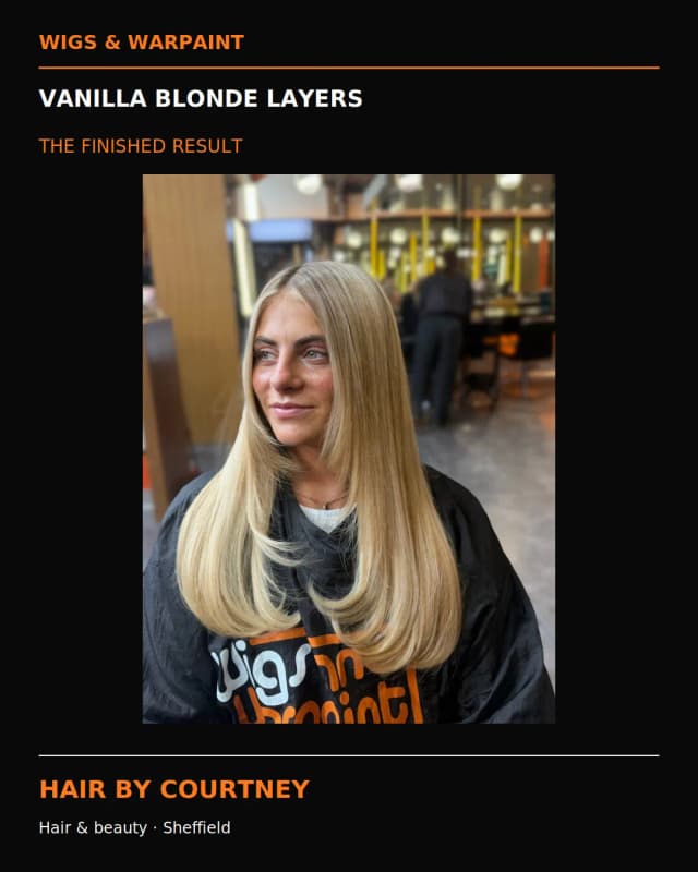Hair and beauty results at Wigs & Warpaint Sheffield