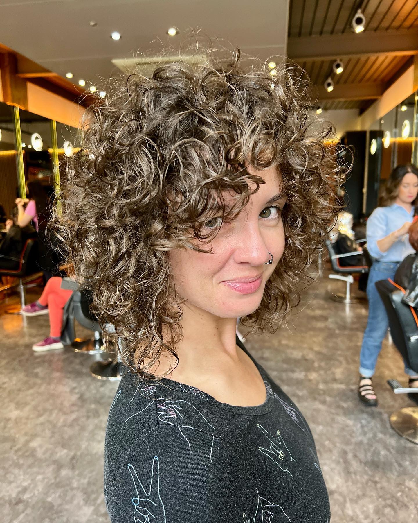 Octopus cut curly hair best salon sheffield