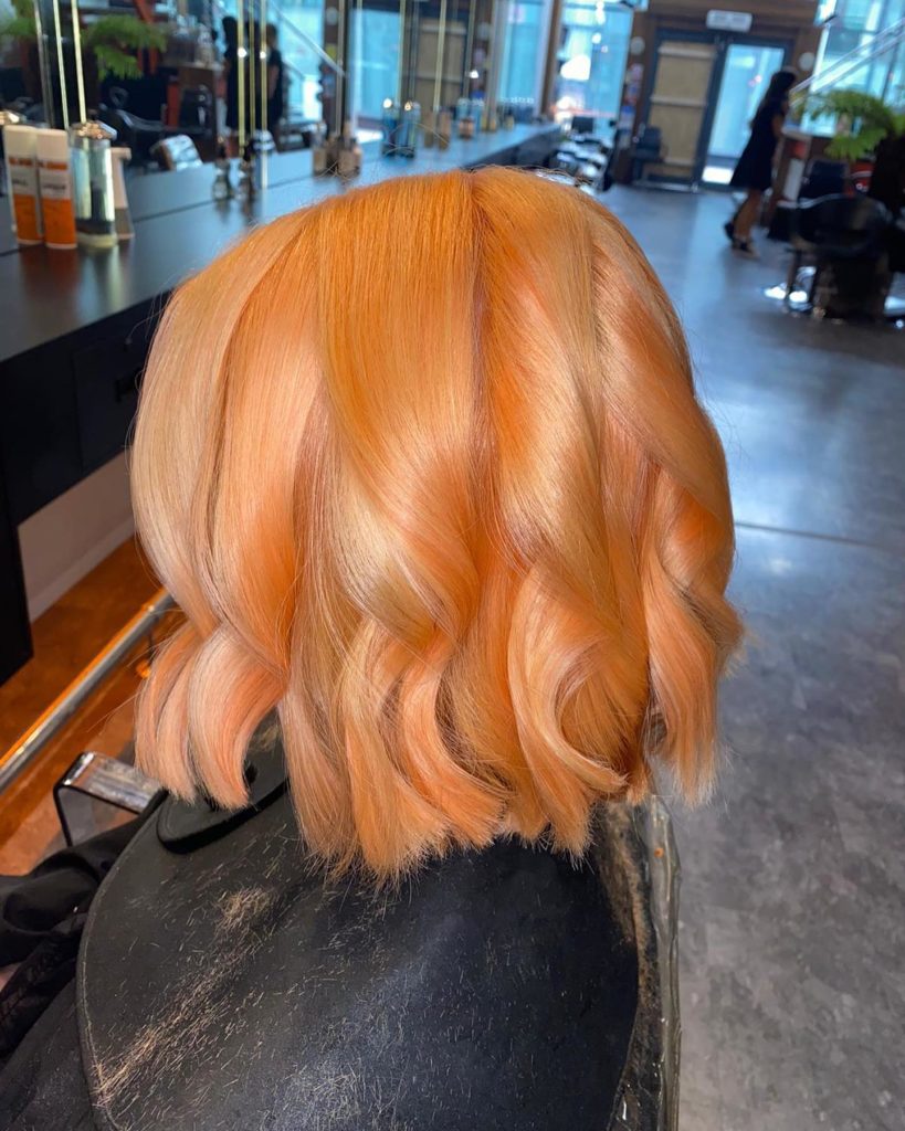 ORANGE HAIR COLOUR AT WIGS SALON SHEFFIELD