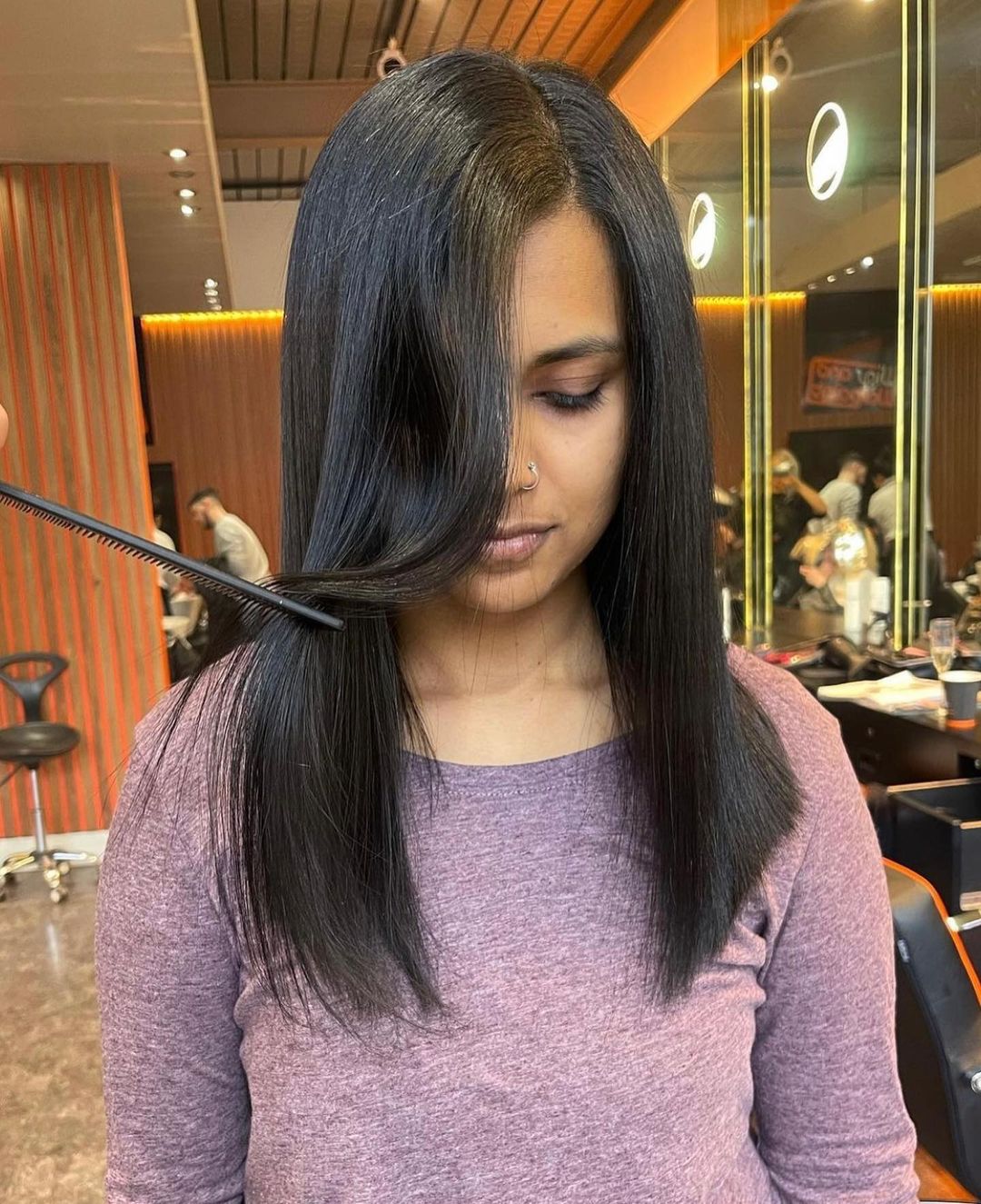 After AFTER Keratin Smoothing at Wigs Warpaint Salon Sheffield