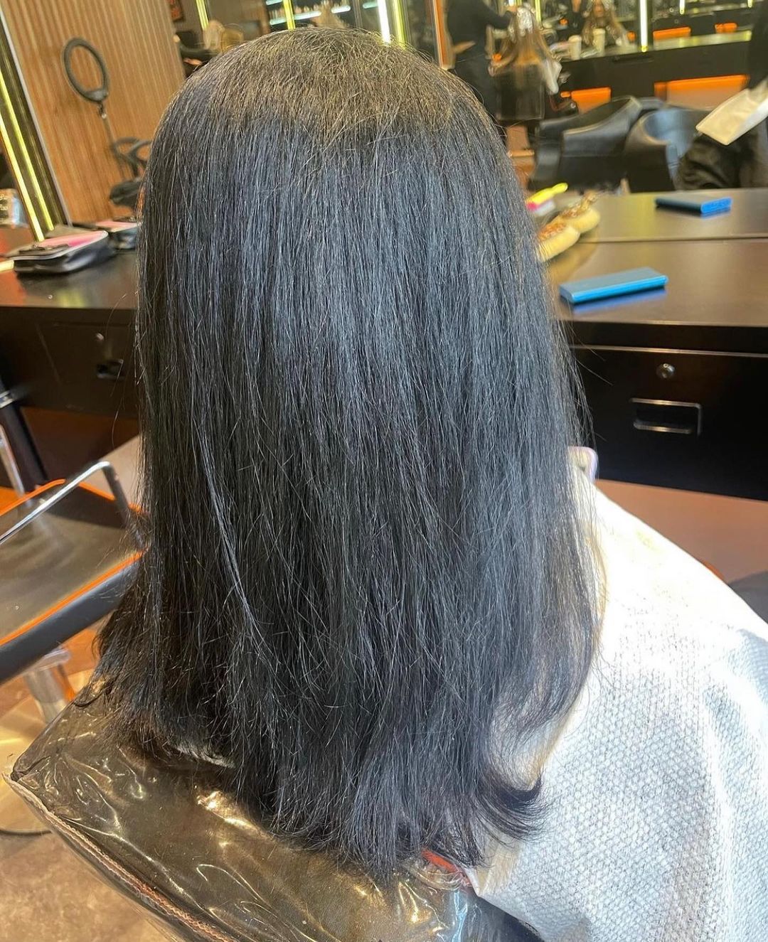BEFORE BEFORE Keratin Smoothing at Wigs Warpaint Salon Sheffield
