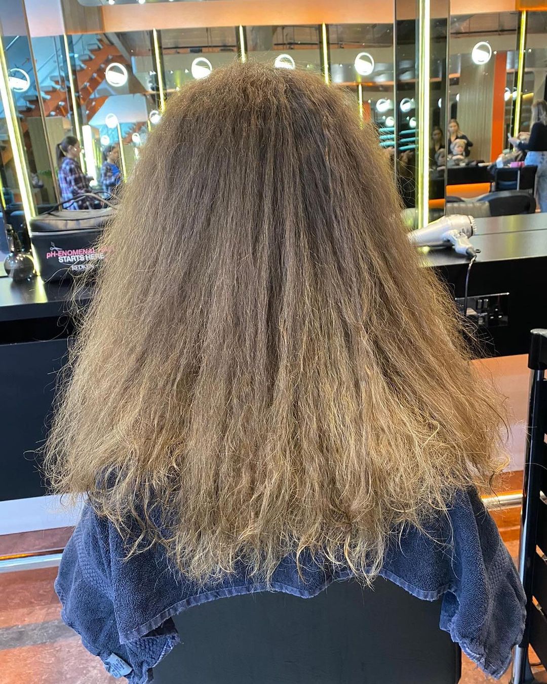 Before BEFORE Smoothing Treatment Sheffield Hairdressers