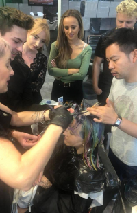 BALAYAGE & CRAZILY CREATIVE COLOUR TRAINING WITH MICHELLE MARSHALL at Wigs & Warpaint Salon in Sheffield