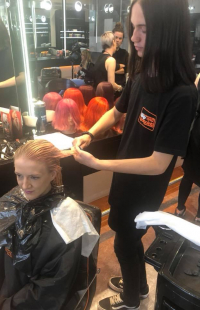 BALAYAGE & CRAZILY CREATIVE COLOUR TRAINING WITH MICHELLE MARSHALL at Wigs & Warpaint Salon in Sheffield
